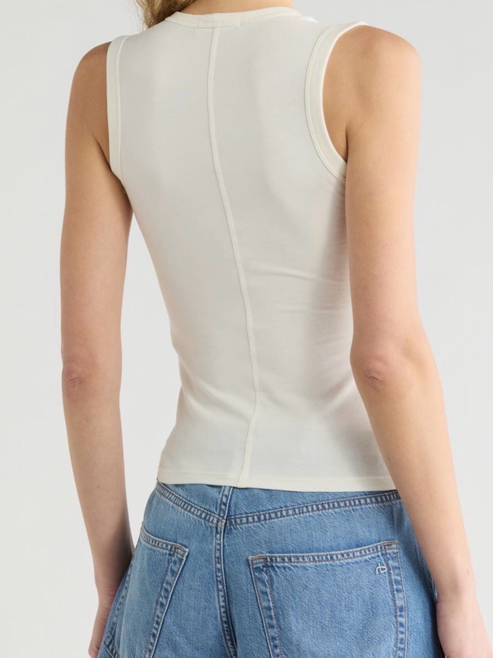 rag & bone V‑Neck Ribbed Tank Top - Picture 2 of 3